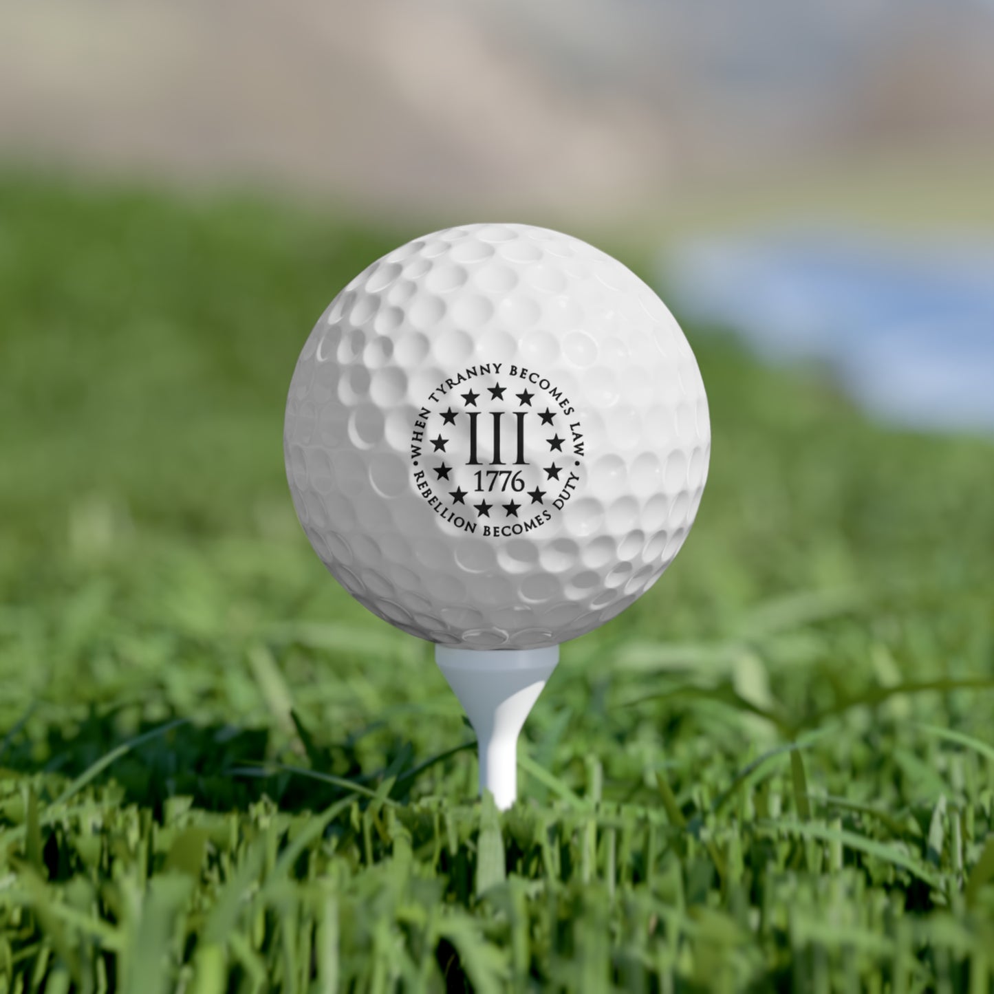 Golf Balls-1776, 6pcs