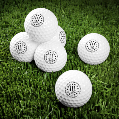 Golf Balls-1776, 6pcs